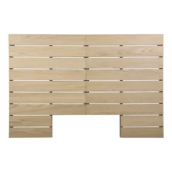 Tête de lit en bois effet palette l. 165 cm Homesight Kabann