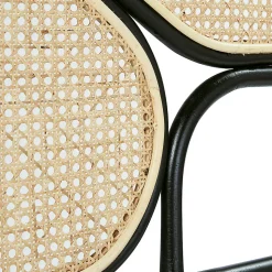 Tête de lit en cannage et rotin noir 160 cm