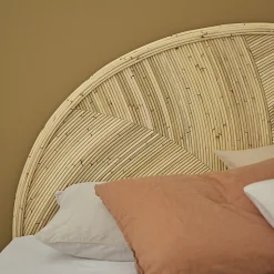 Tête de lit en canne de rotin 160 cm