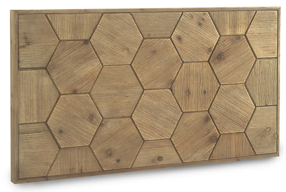 Tête de lit en frêne coloris naturel 110x60 cm