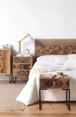 Tête de lit en frêne recyclé 165x60 cm