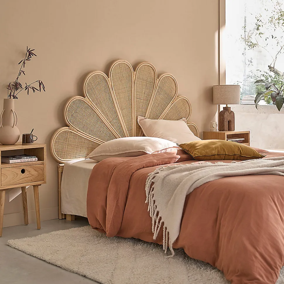 Tête de lit en rotin et cannage 160 cm