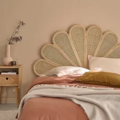 Tête de lit en rotin et cannage 160 cm