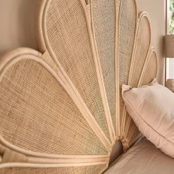 Tête de lit en rotin et cannage 160 cm