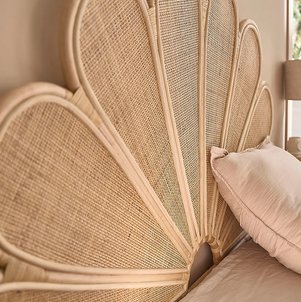 Tête de lit en rotin et cannage 160 cm