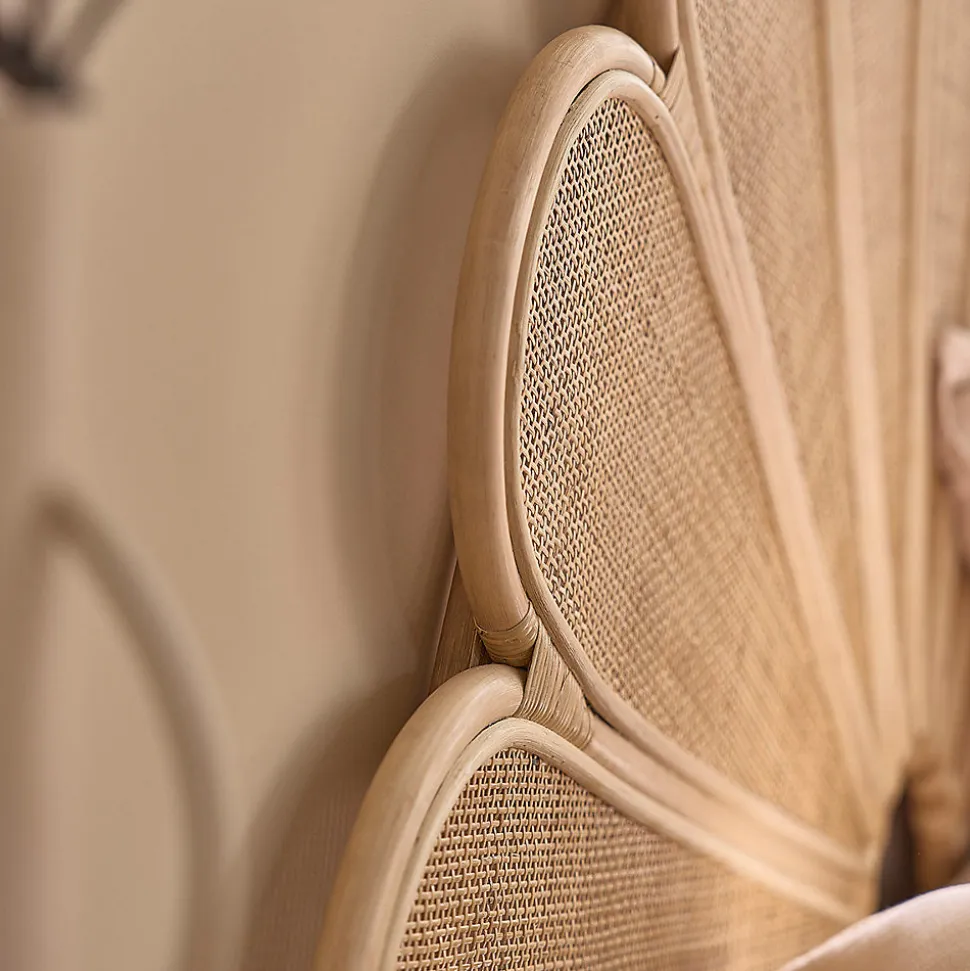 Tête de lit en rotin et cannage 160 cm