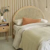 Tête de lit en rotin naturel 140 cm