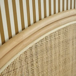 Tête de lit en rotin naturel 140 cm