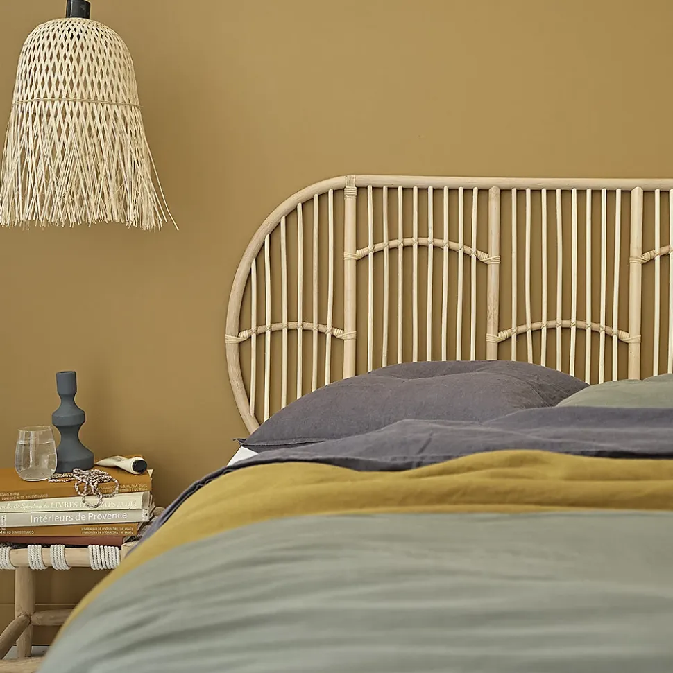 Tête de lit en rotin naturel 160 cm