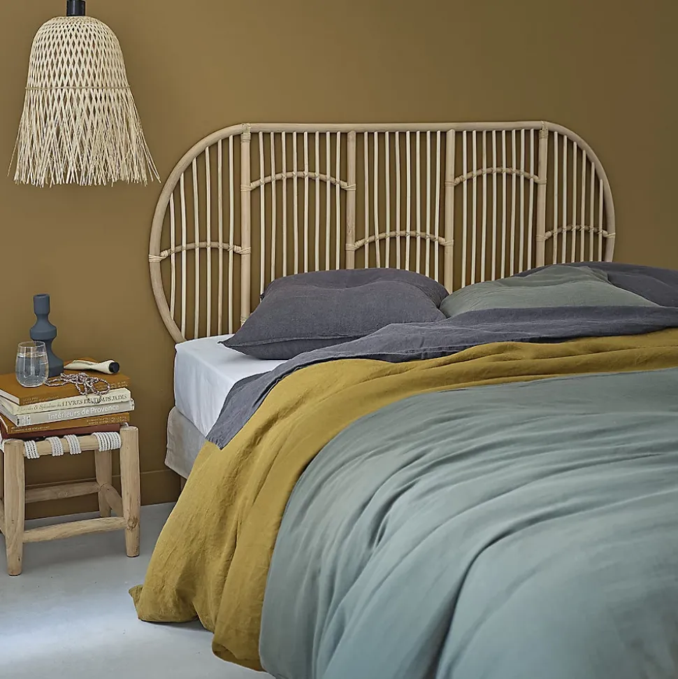 Tête de lit en rotin naturel 160 cm