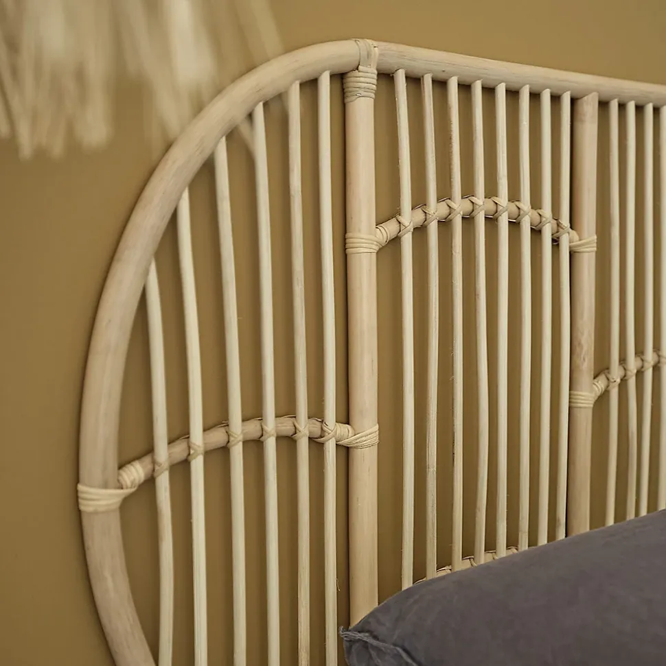 Tête de lit en rotin naturel 160 cm