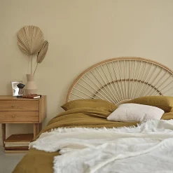 Tête de lit en rotin naturel 160 cm