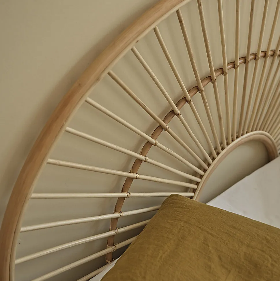 Tête de lit en rotin naturel 160 cm