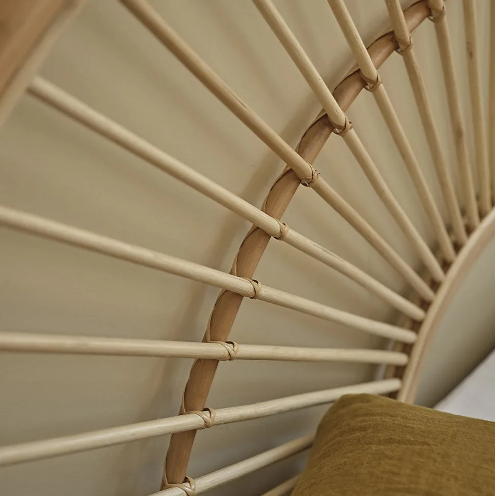 Tête de lit en rotin naturel 160 cm
