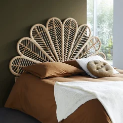 Tête de lit en rotin naturel 160 cm