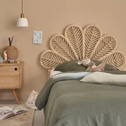 Tête de lit en rotin naturel 90 cm