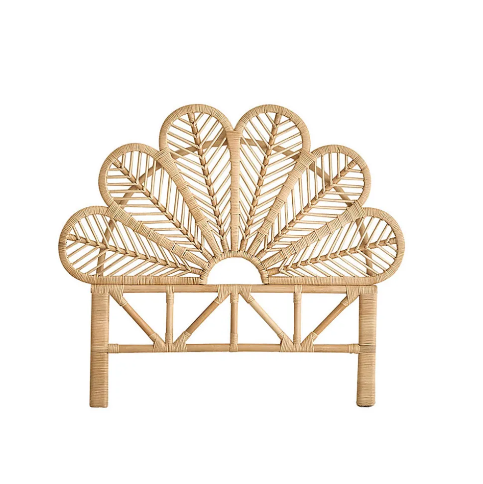 Tête de lit en rotin naturel 90 cm