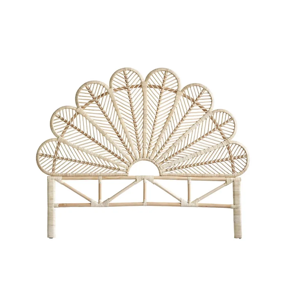 Tête de lit en rotin naturel 140 cm