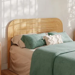 Tête de lit en rotin naturel 140 cm