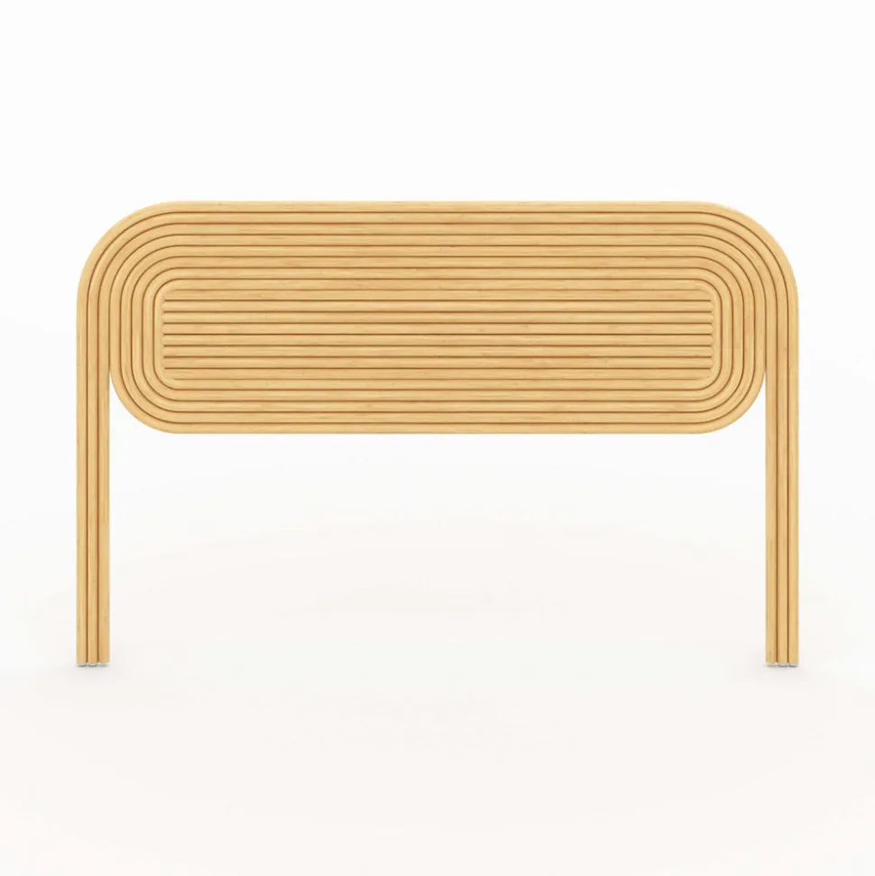 Tête de lit en rotin naturel 140 cm