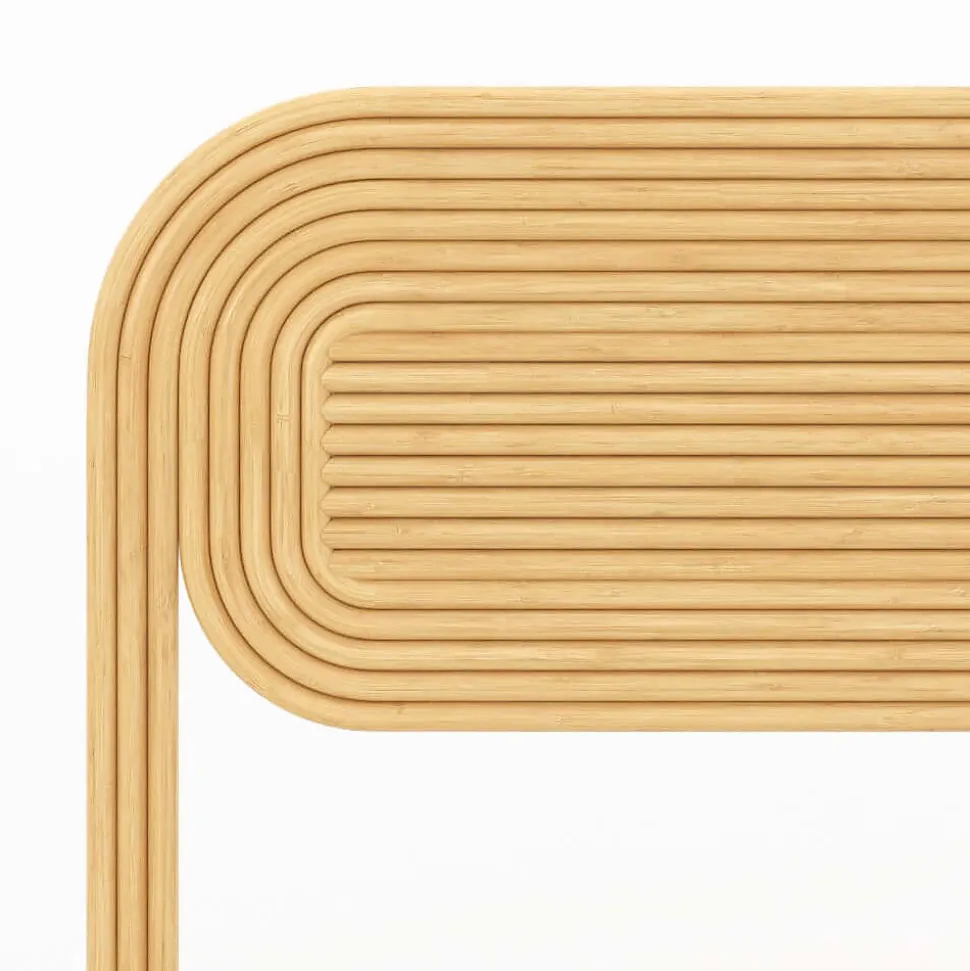 Tête de lit en rotin naturel 140 cm