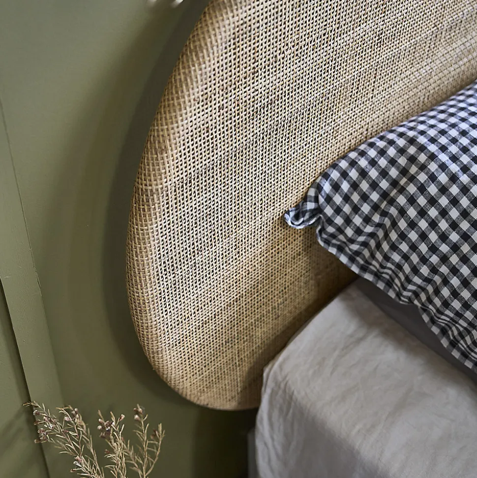 Tête de lit en rotin naturel 180 cm