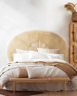 Tête de lit en rotin tressé - Uniqka