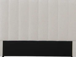 Tête de lit en tissu texturé "Val Thorens" Beige 160 cm