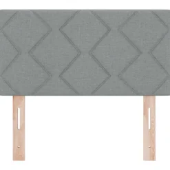 Tête de lit Gris clair 80 cm tissu vidaXL