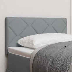 Tête de lit Gris clair 80 cm tissu vidaXL