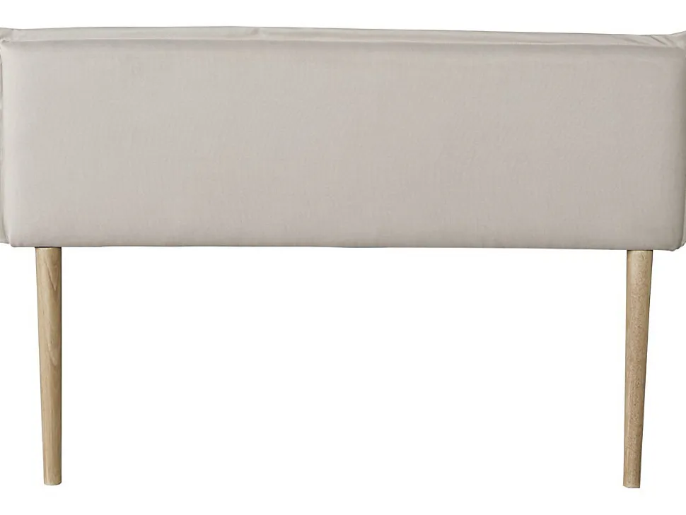 Tête de lit "Jessica" en lin 160 cm Beige