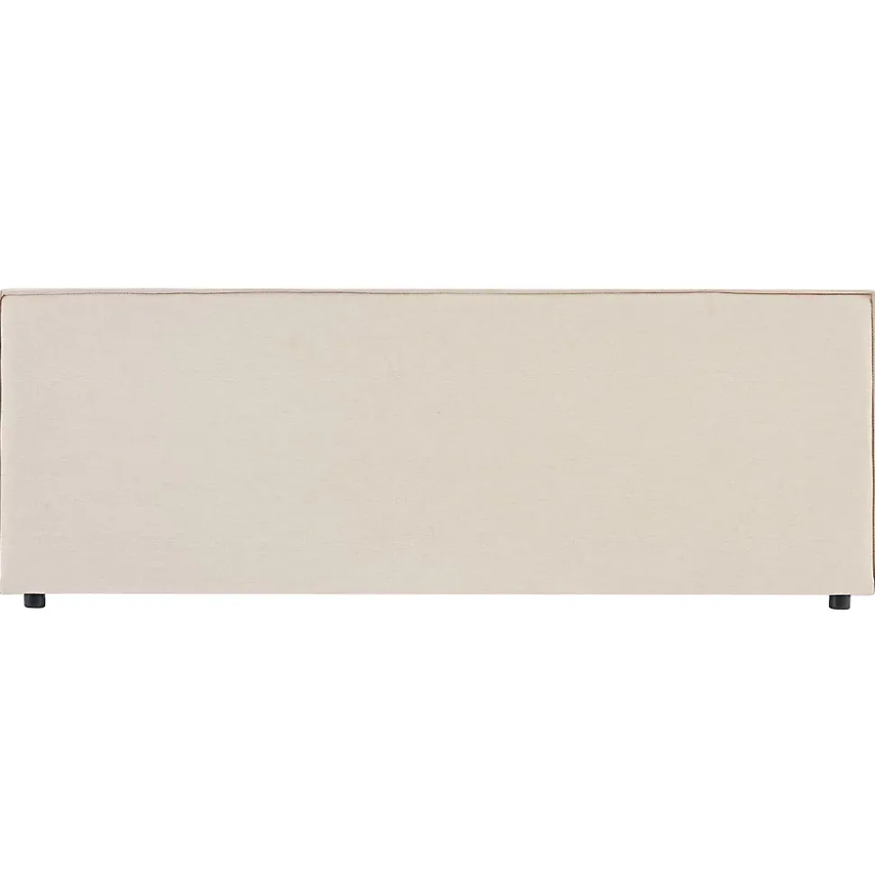 Tête de lit KLAO 160 sur pieds, en tissu - Écru