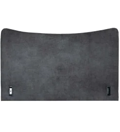Tête de lit largeur 180 x 110 cm velours alcantara Gris