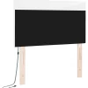 Tête de lit LED Blanc 100 cm Cuir synthétique vidaXL