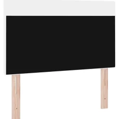 Tête de lit LED Blanc 100 cm Cuir synthétique vidaXL