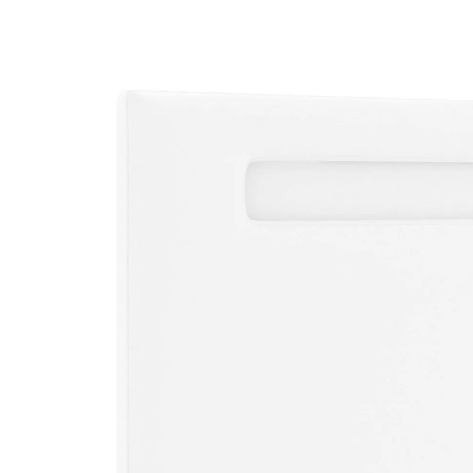 Tête de lit LED Blanc 160 cm Cuir synthétique vidaXL