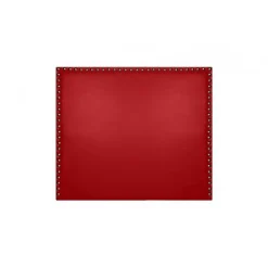 Tête de lit Lily en similicuir rouge 90