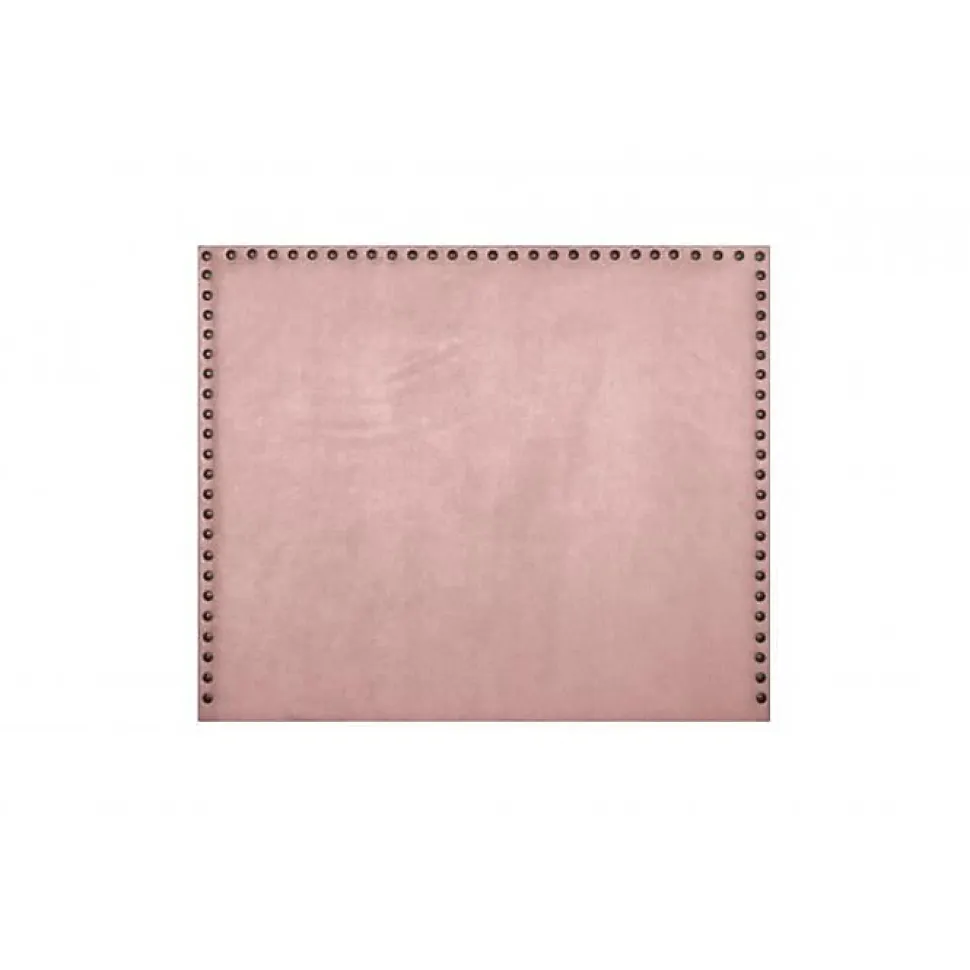 Tête de lit Lily en tissu saumon 115