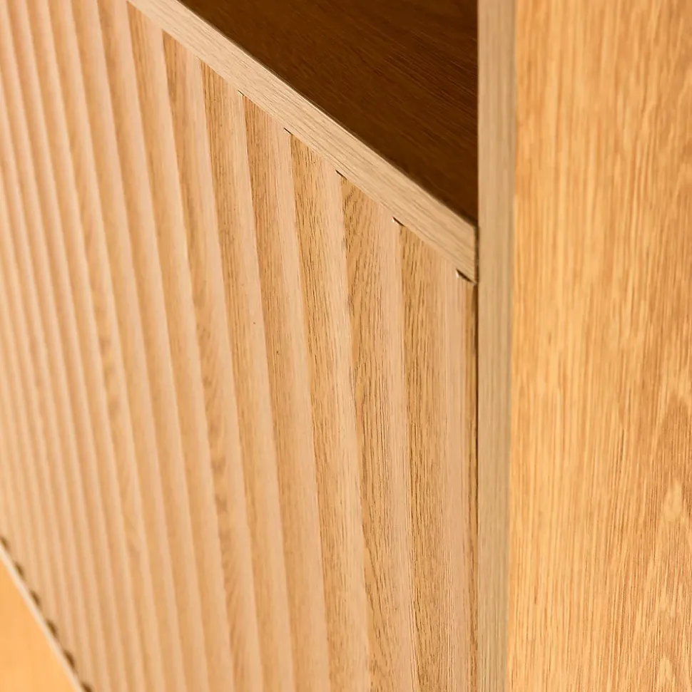 Tête de lit Lluvia 165 cm avec ragnament couleur Chêne