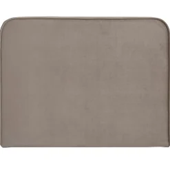 Tête de lit LUNAR 90 avec fixation murale, en tissu - Grège