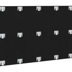 Tête de lit Montage mural Chêne noir Bois d'ingénierie vidaXL
