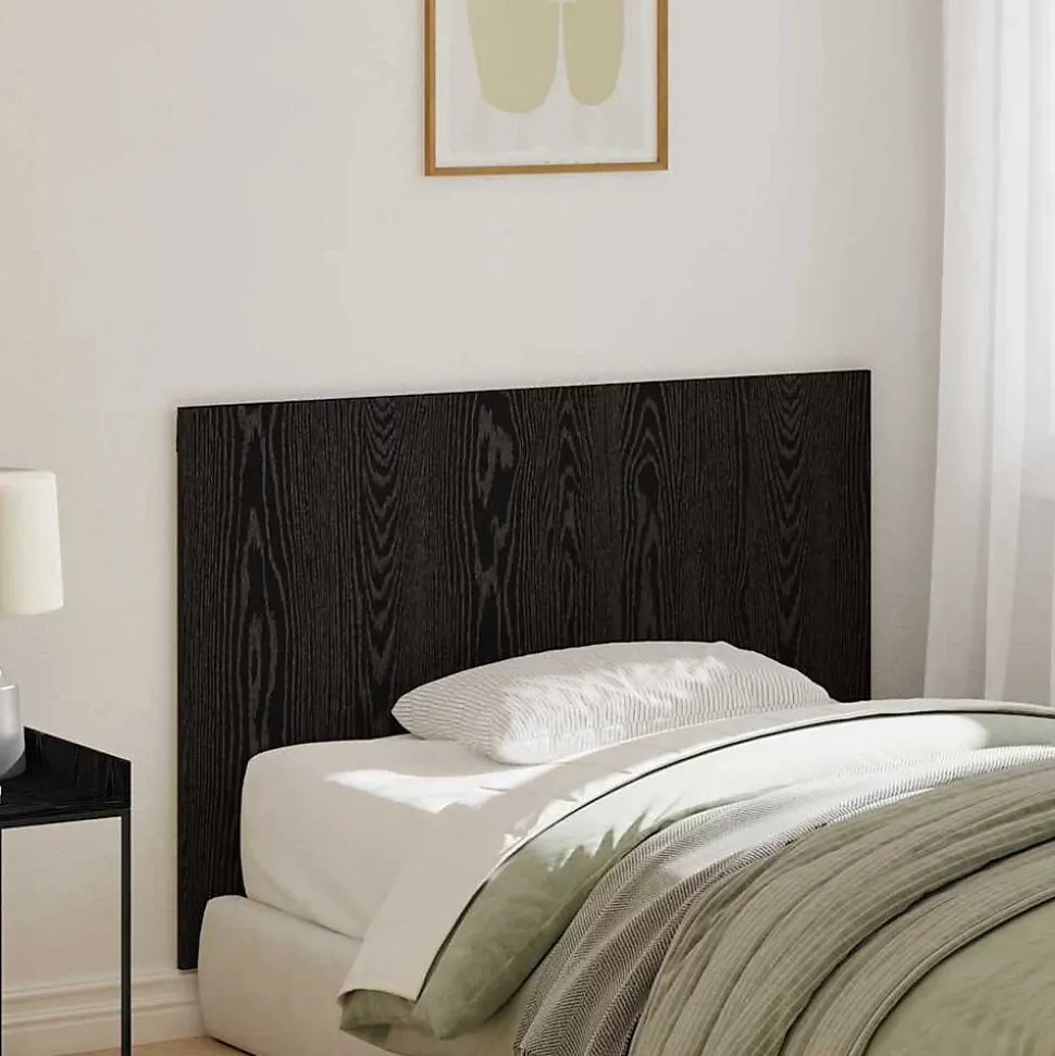 Tête de lit Montage mural Chêne noir Bois d'ingénierie vidaXL