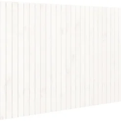 Tête de lit murale Blanc 159,5x3x110 cm Bois massif de pin vidaXL
