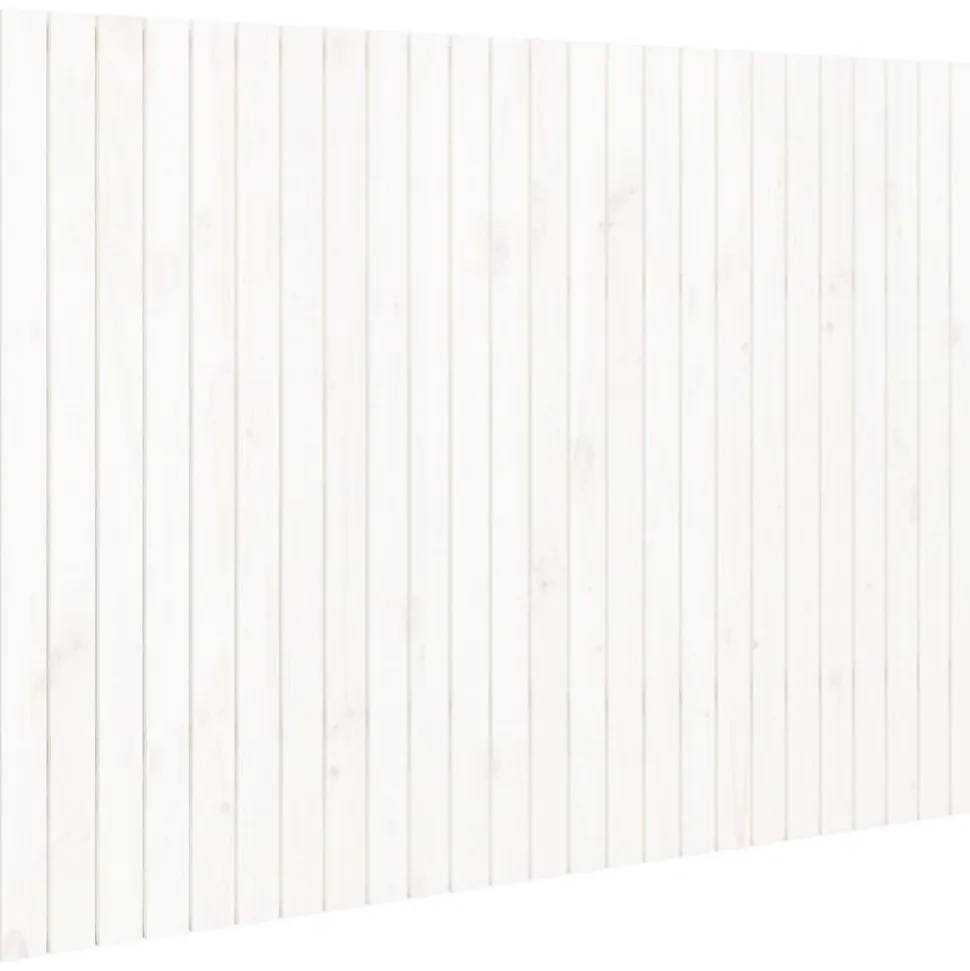 Tête de lit murale Blanc 159,5x3x110 cm Bois massif de pin vidaXL