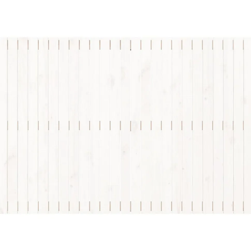 Tête de lit murale Blanc 159,5x3x110 cm Bois massif de pin vidaXL