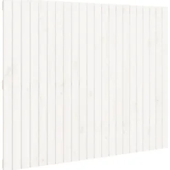 Tête de lit murale Blanc 140x3x110 cm Bois massif de pin vidaXL