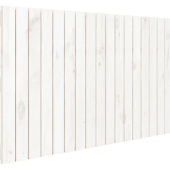 Tête de lit murale Blanc 108x3x60 cm Bois massif de pin vidaXL
