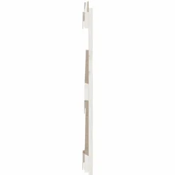 Tête de lit murale Blanc 108x3x60 cm Bois massif de pin vidaXL