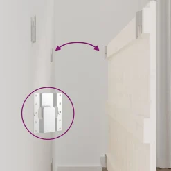 Tête de lit murale Blanc 108x3x60 cm Bois massif de pin vidaXL