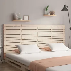 Tête de lit murale 206x3x91,5 cm Bois massif de pin vidaXL